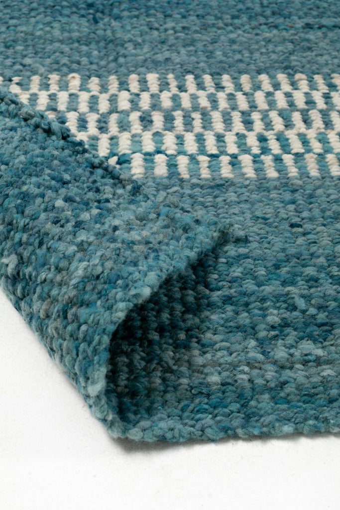 Rosana Runner | Sea Blue & Natural