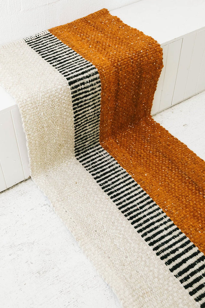 Paloma Runner | Copper, Natural & Black