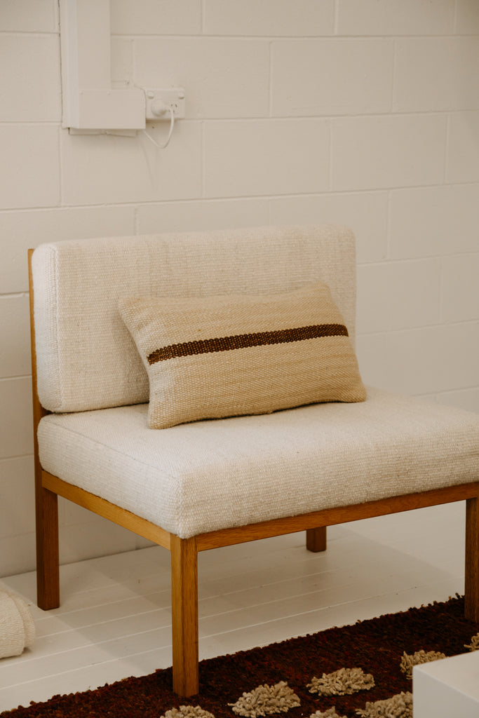 Danna Lumbar Cushion | Sand & Rust