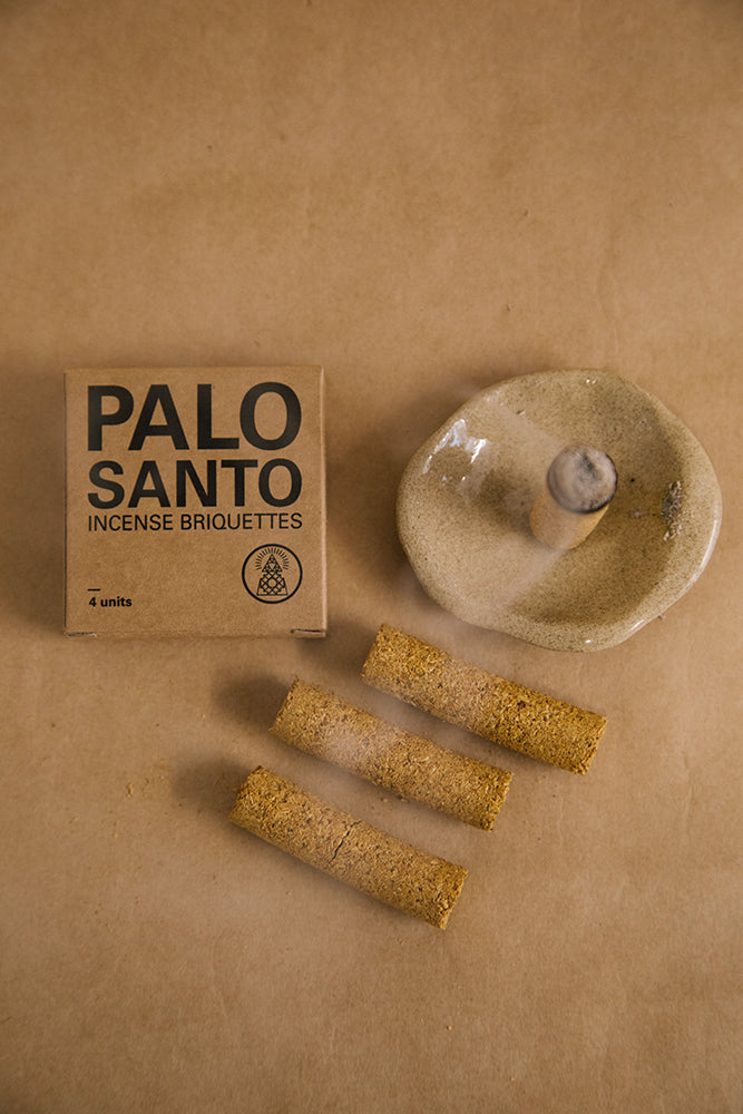 Palo Santo + Elbow Smudge Pot