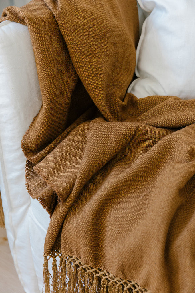 Puna Blend Throw | Copper