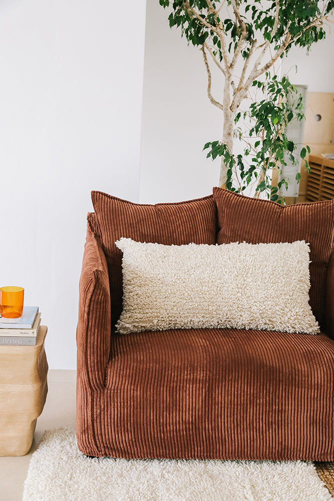 Textural Lumbar Pillow | Natural