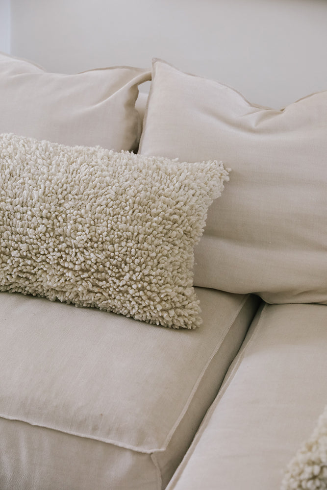 Textural Lumbar Pillow | Natural