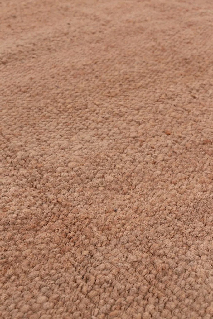 Classica Round Rug | Dusty Peach