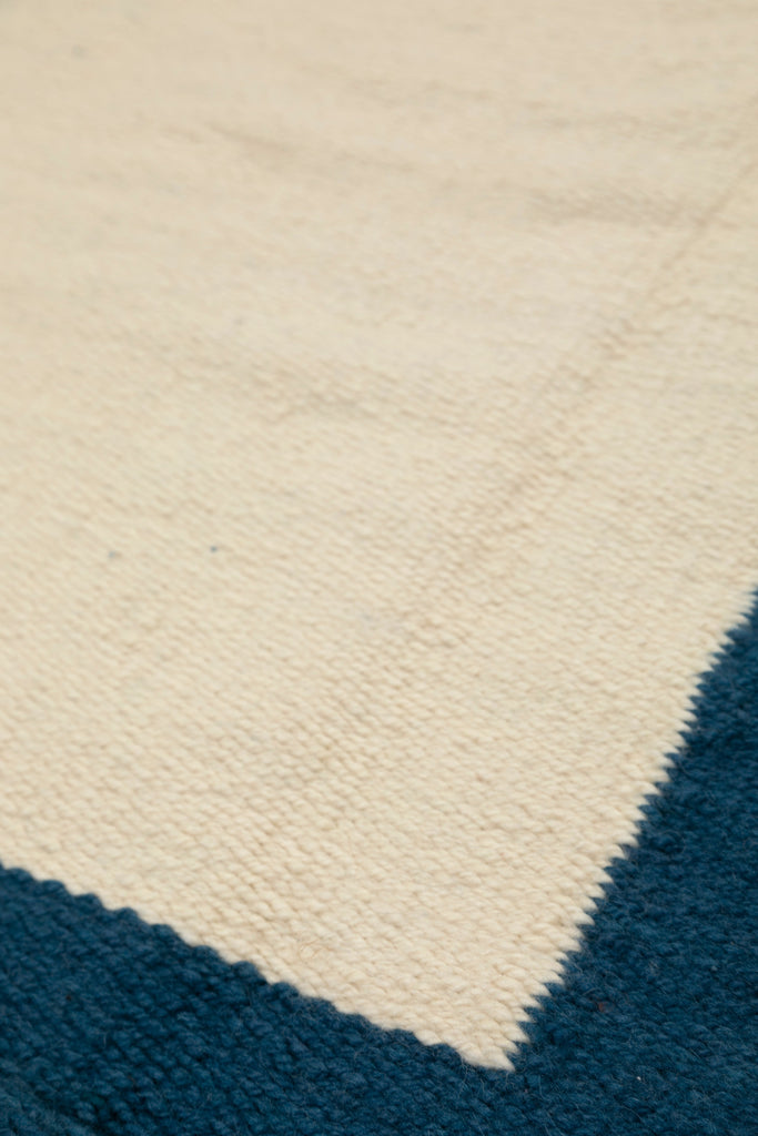 Alexandra Runner | Natural & Sea Blue