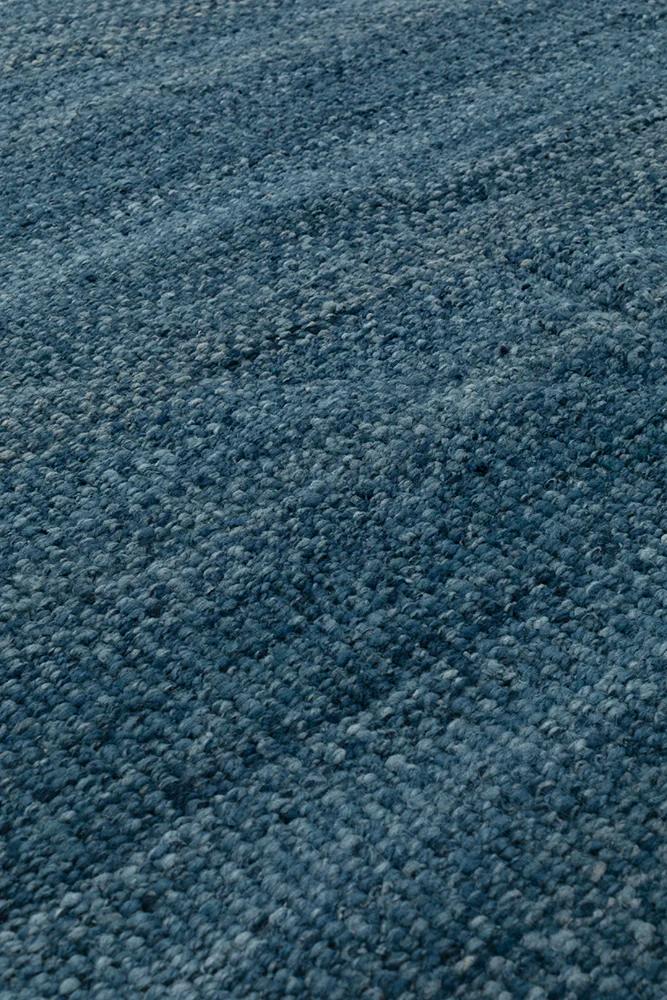 Classica Round Rug | Sea Blue