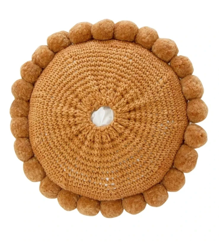 Classica Pom Pom Cushion #1 Medium | Desert