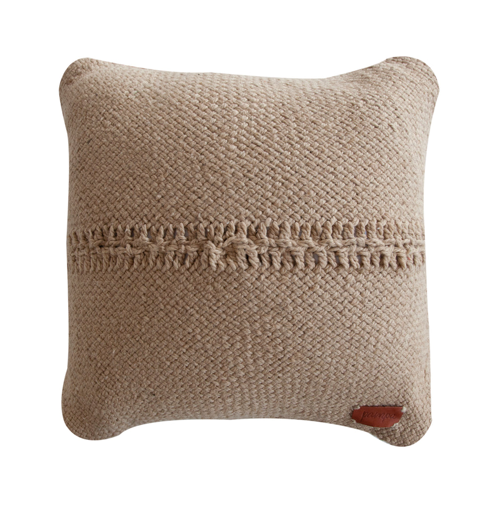 Danna Cushion | Sand & Rust