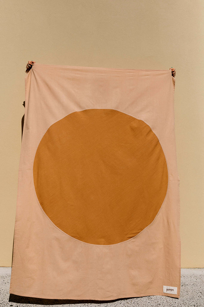 Sol Throw | Dusty Pink & Rust