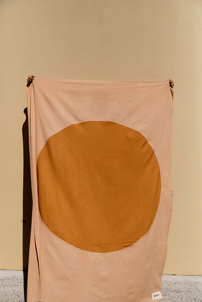 Sol Throw | Dusty Pink & Rust