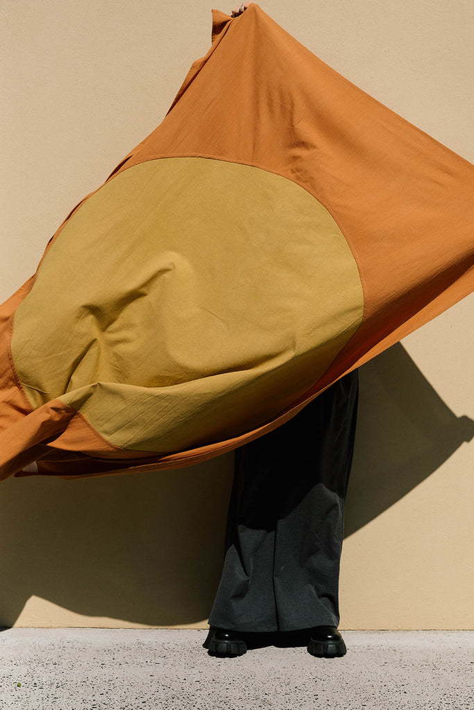 Sol Throw | Rust & Mustard