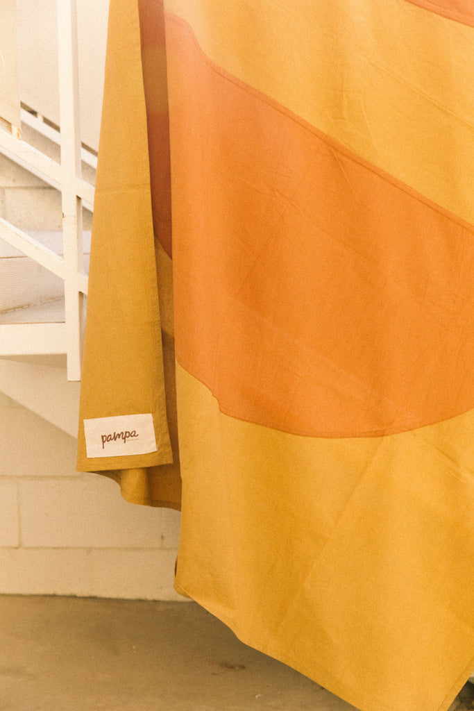 Luna Throw | Mustard & Rust