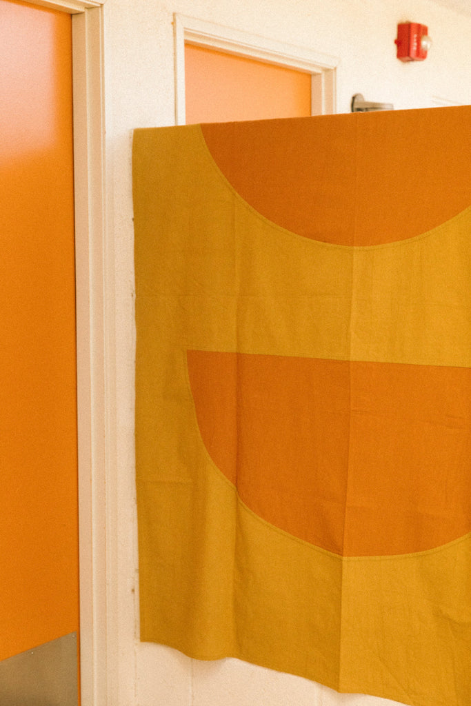 Luna Throw | Mustard & Rust