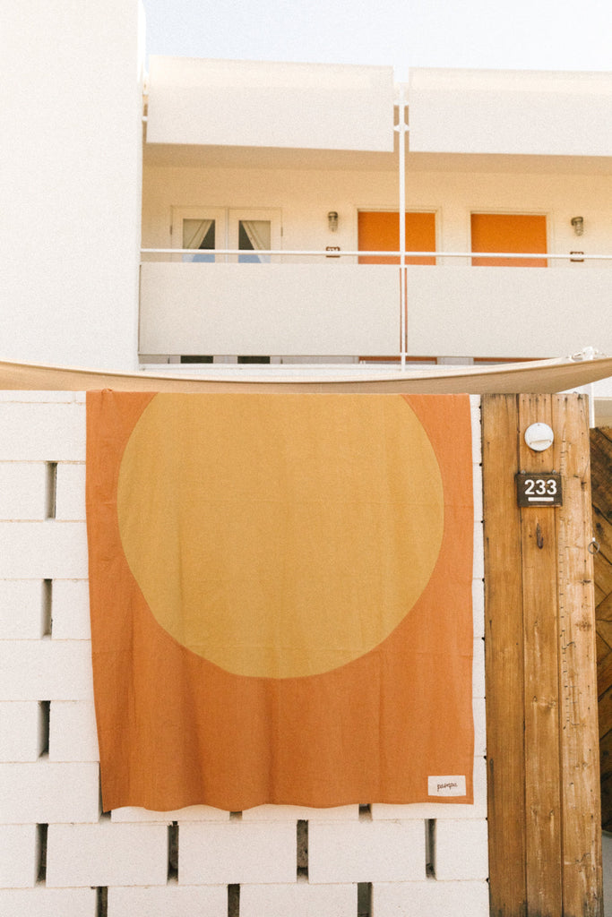 Sol Throw | Rust & Mustard