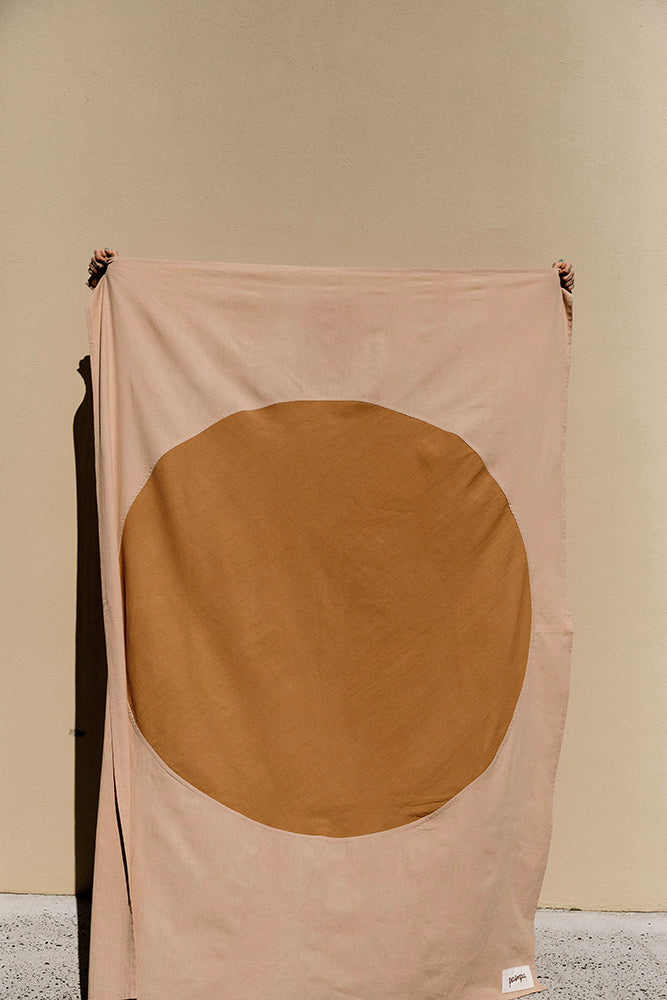 Sol Throw | Dusty Pink & Rust