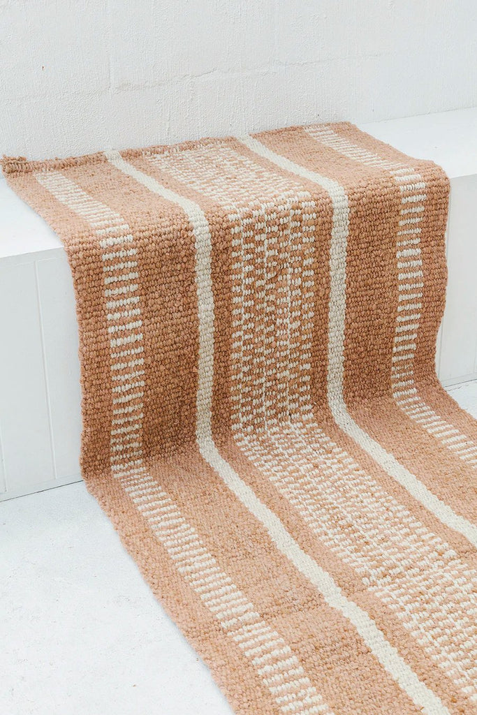 Romina Runner | Dusty Peach & Natural