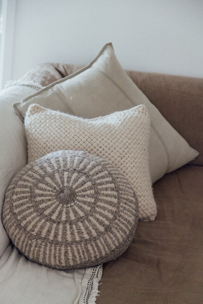 Sierra Cushion | Grey & Natural