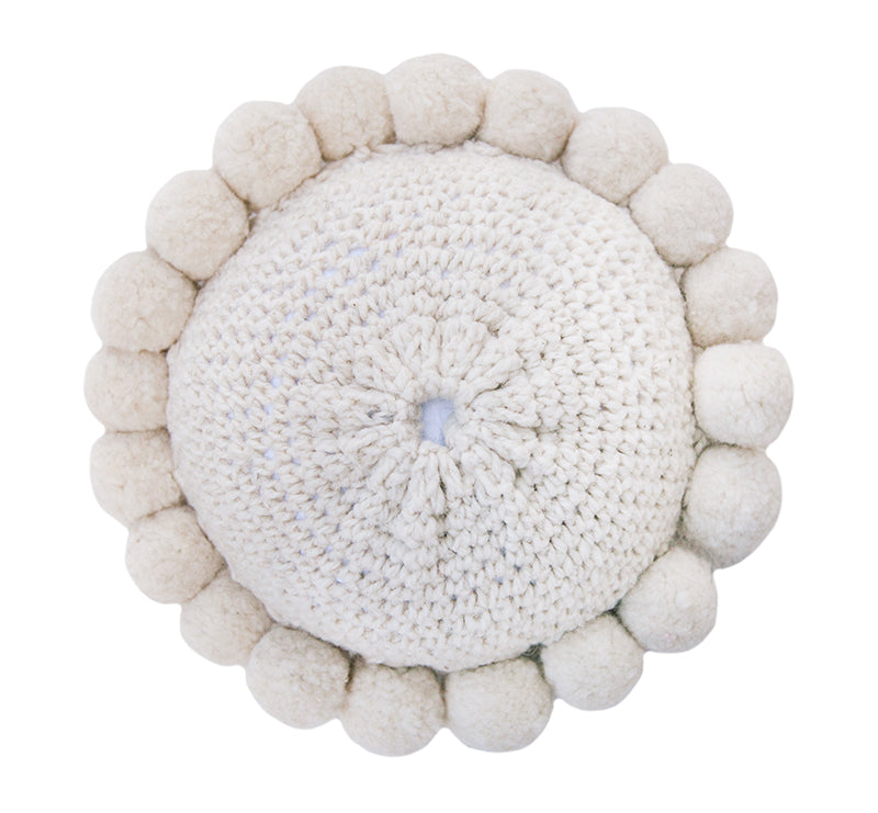 Classica Pom Pom Pillow #1 Mini | Natural