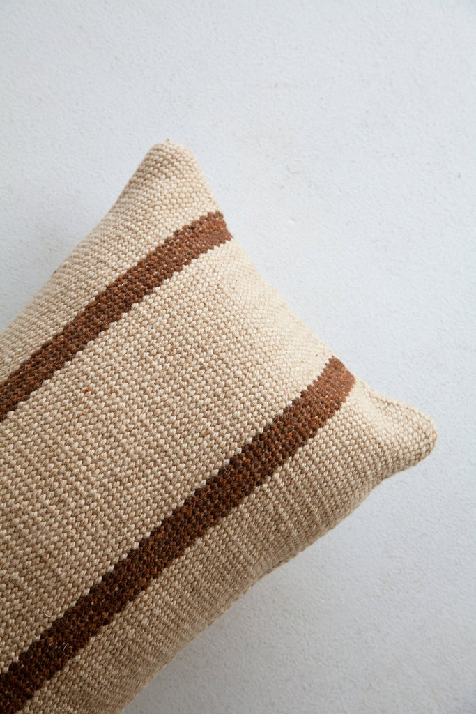 Tomasa Lumbar Pillow | Sand & Rust