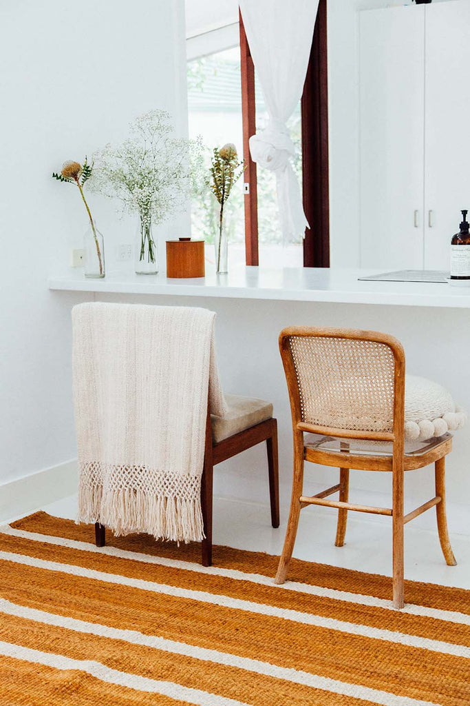 Puna Llama Throw | Natural White