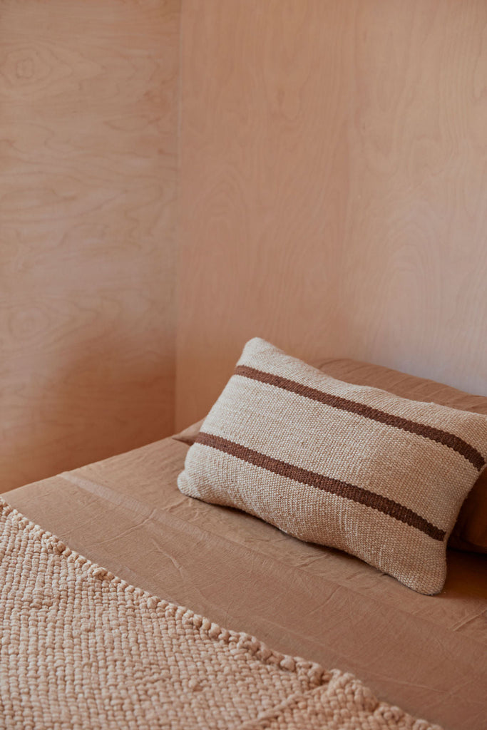 Tomasa Lumbar Pillow | Sand & Rust