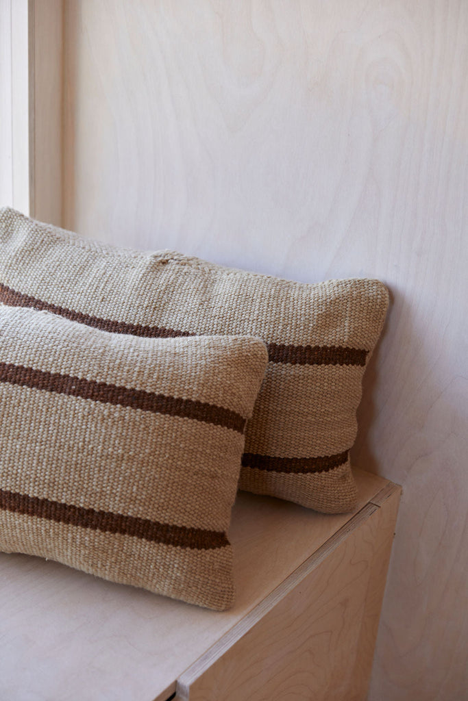 Tomasa Lumbar XL Pillow | Sand & Rust