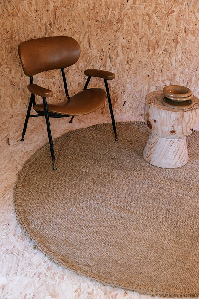 Classica Round Rug | Latte