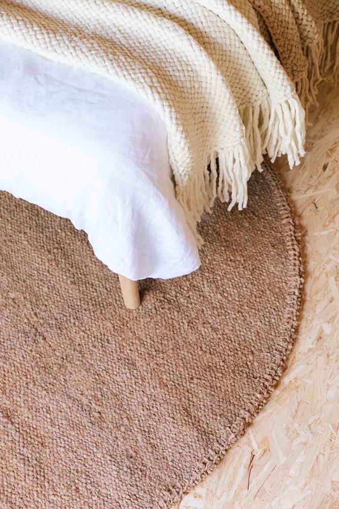 Classica Round Rug | Dusty Peach