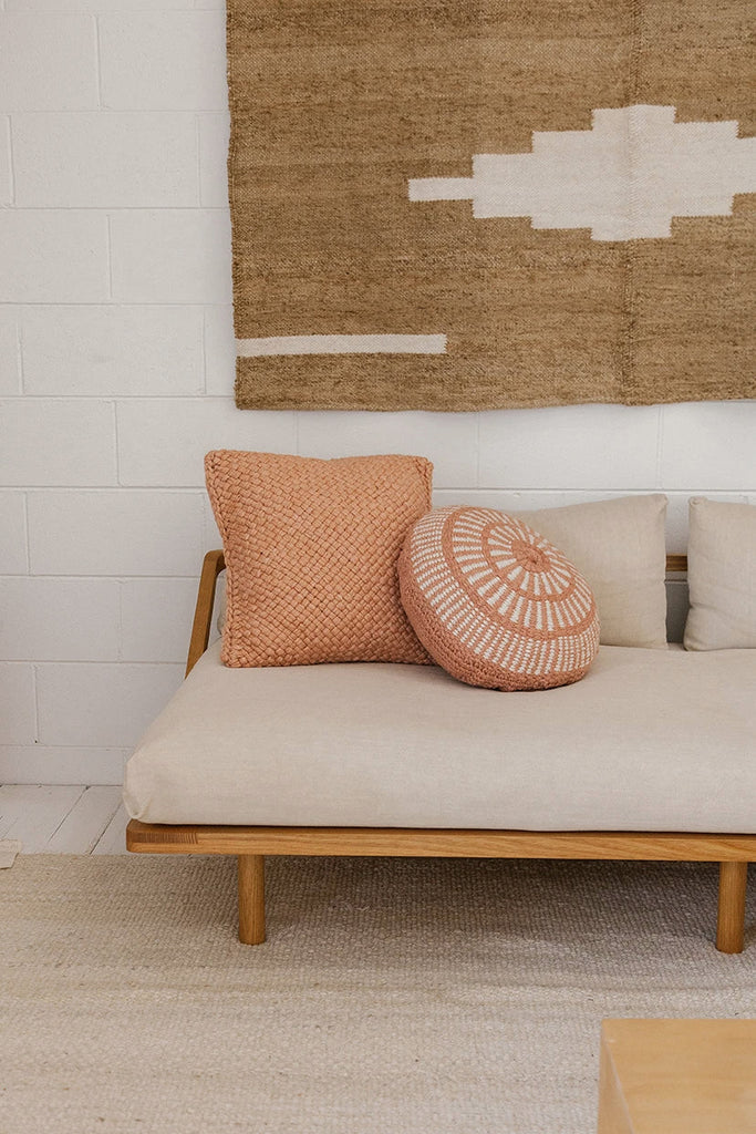 Sierra Cushion | Desert Rose & Natural