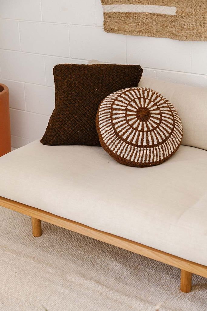 Sierra Pillow | Rust & Natural